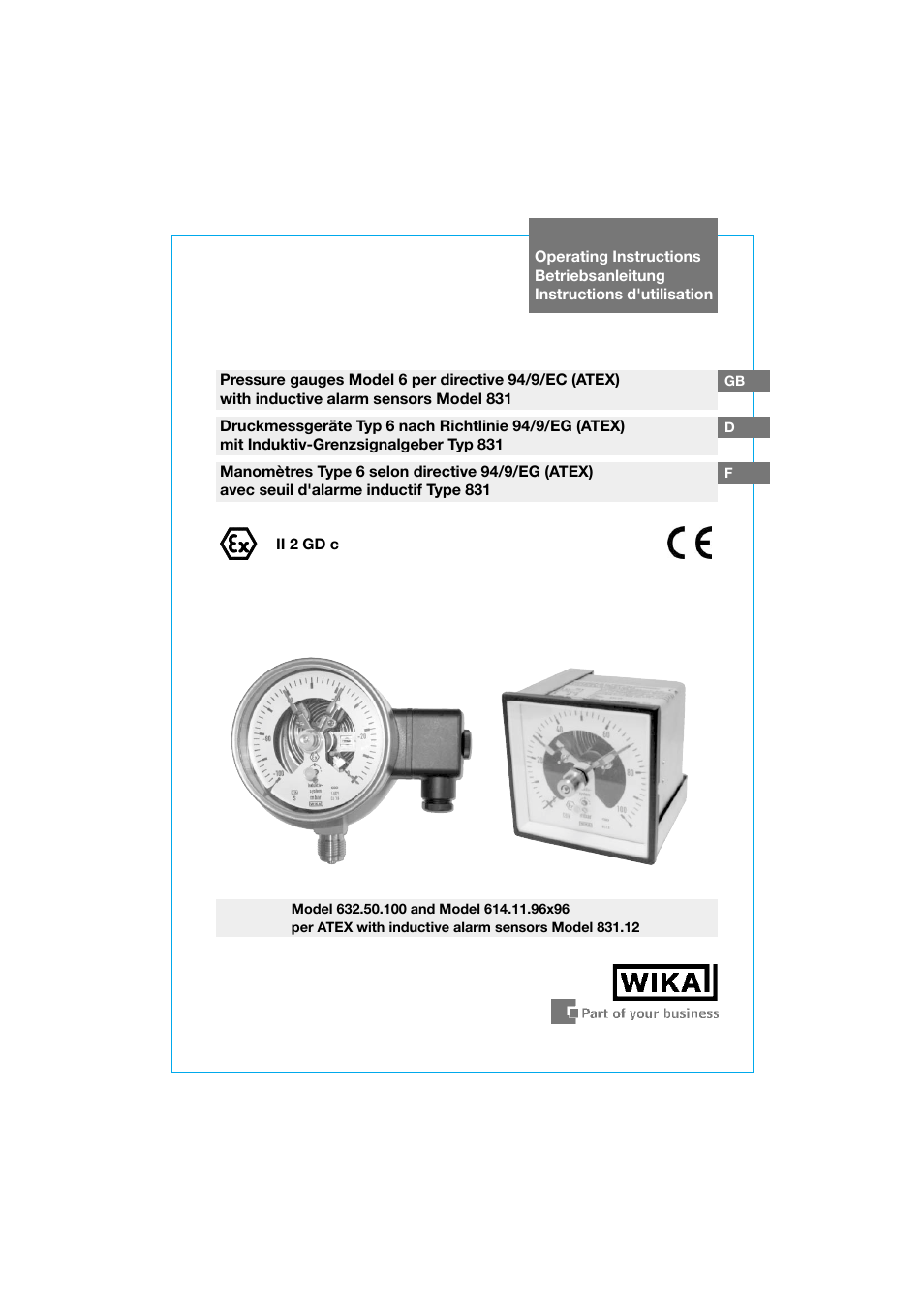 WIKA 630.20 User Manual | 52 pages