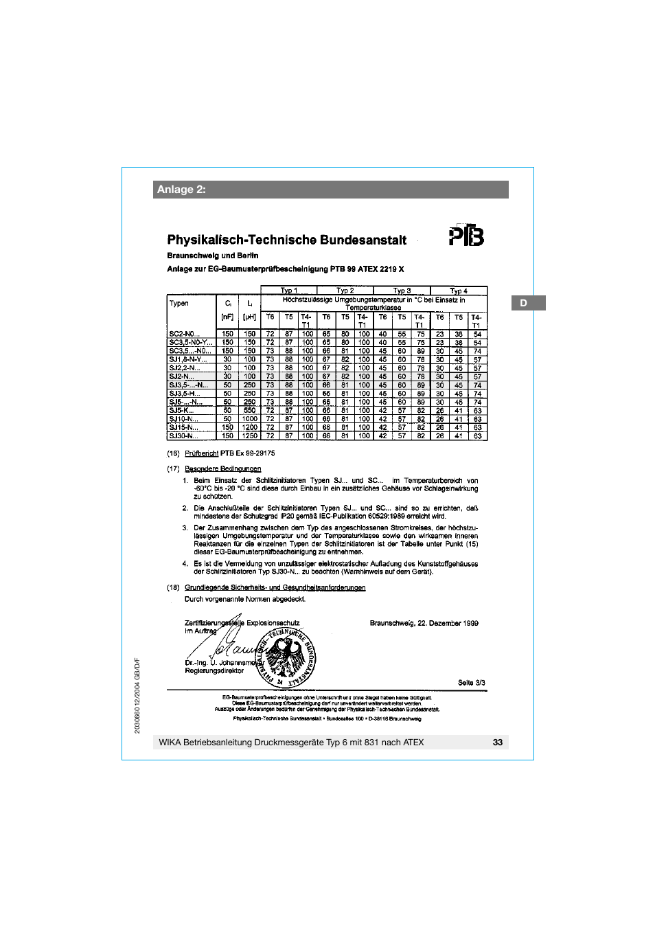 WIKA 630.20 User Manual | Page 33 / 52