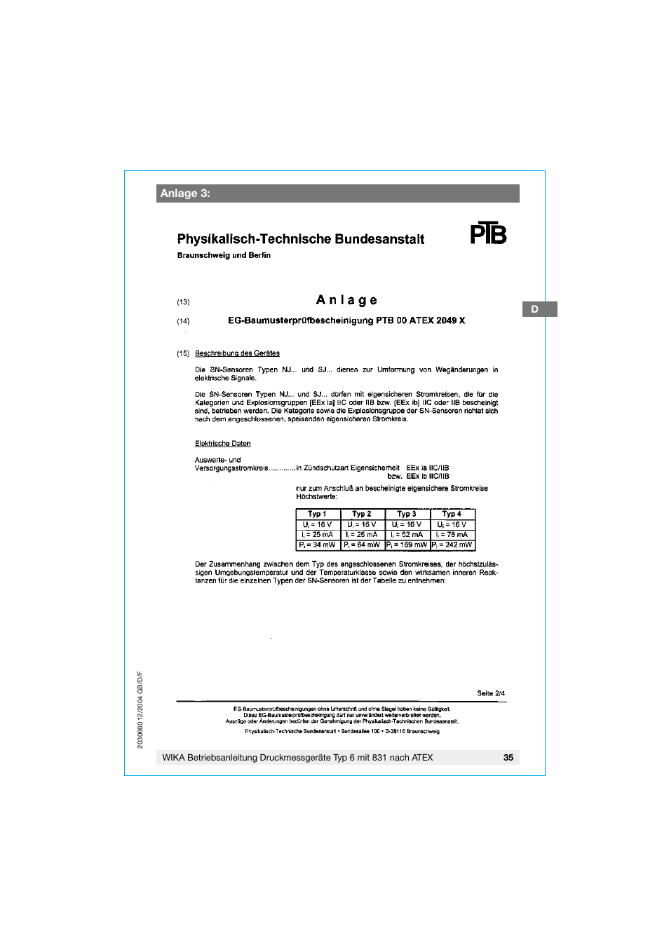 WIKA 630.20 User Manual | Page 35 / 52