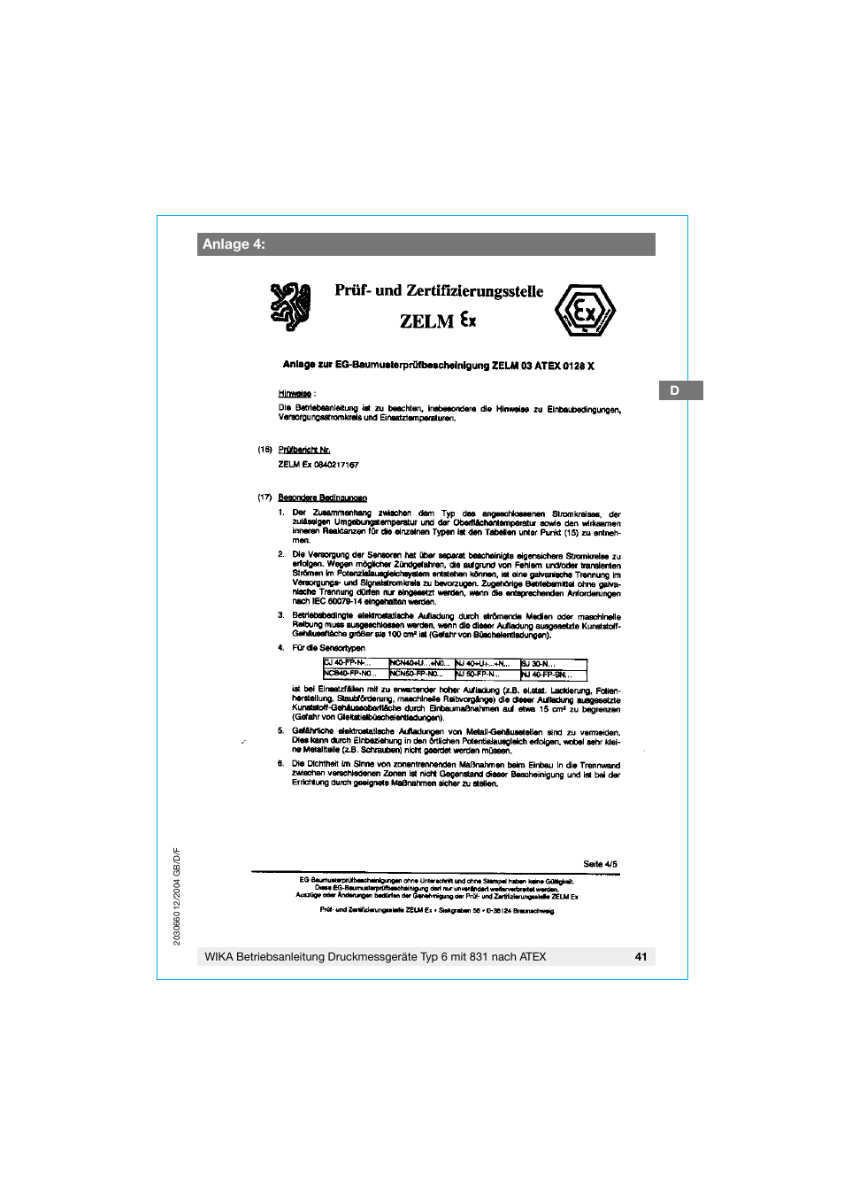 WIKA 630.20 User Manual | Page 41 / 52