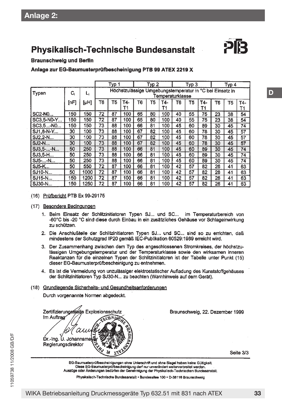 Anlage 2 | WIKA 632.51+8xx User Manual | Page 33 / 52