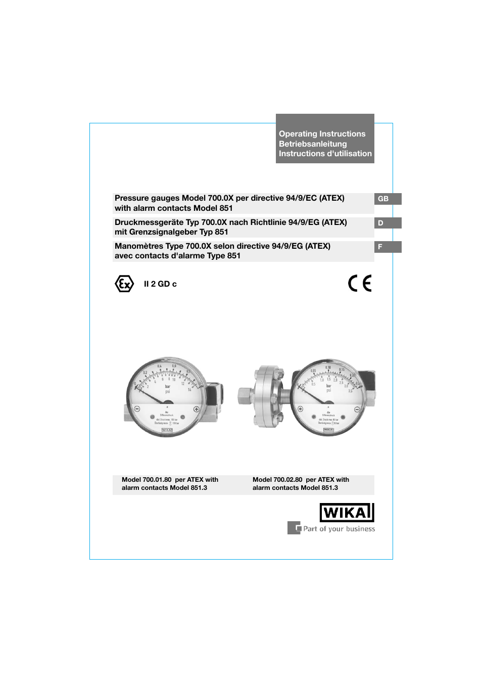 WIKA 700.02 User Manual | 32 pages