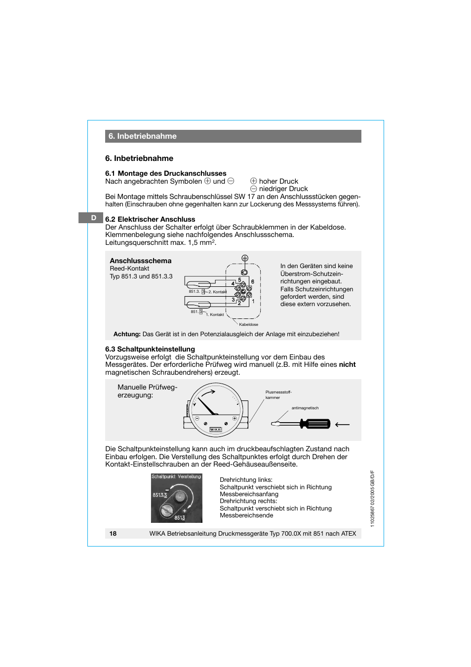 WIKA 700.02 User Manual | Page 18 / 32