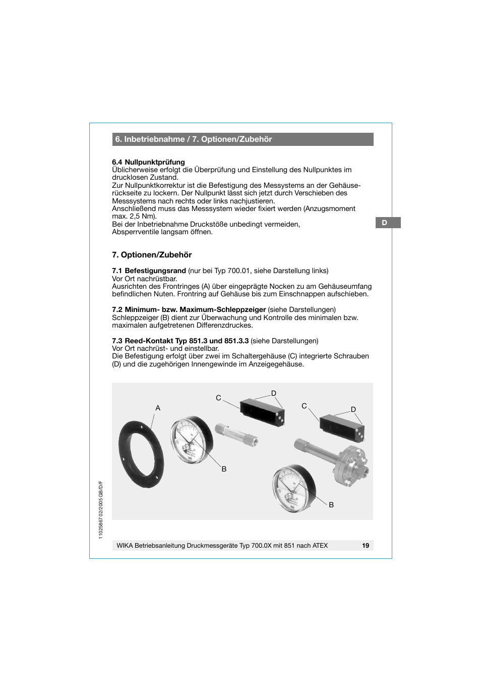 WIKA 700.02 User Manual | Page 19 / 32