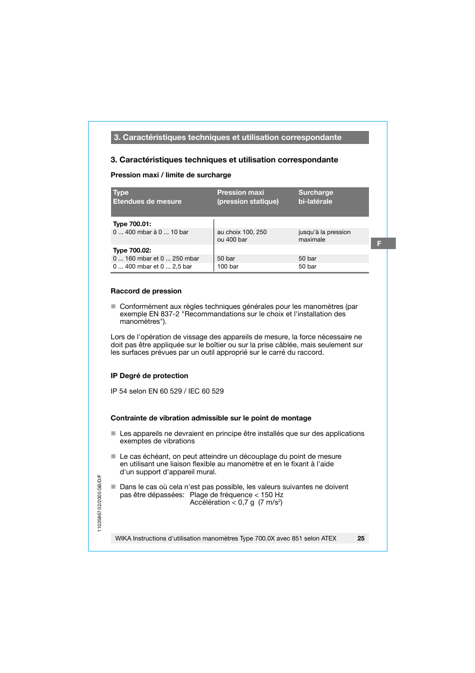 WIKA 700.02 User Manual | Page 25 / 32