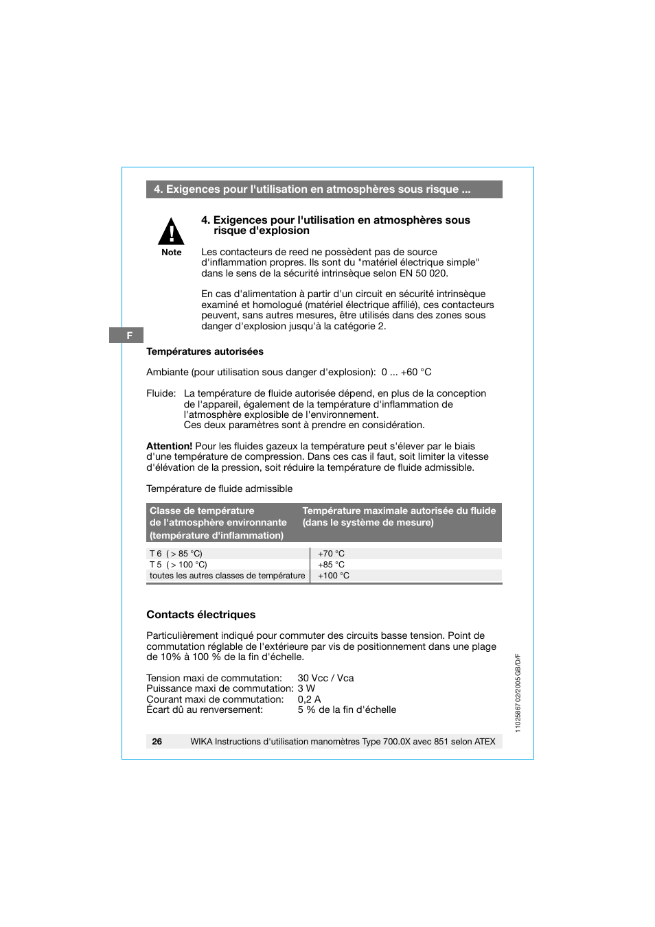 WIKA 700.02 User Manual | Page 26 / 32