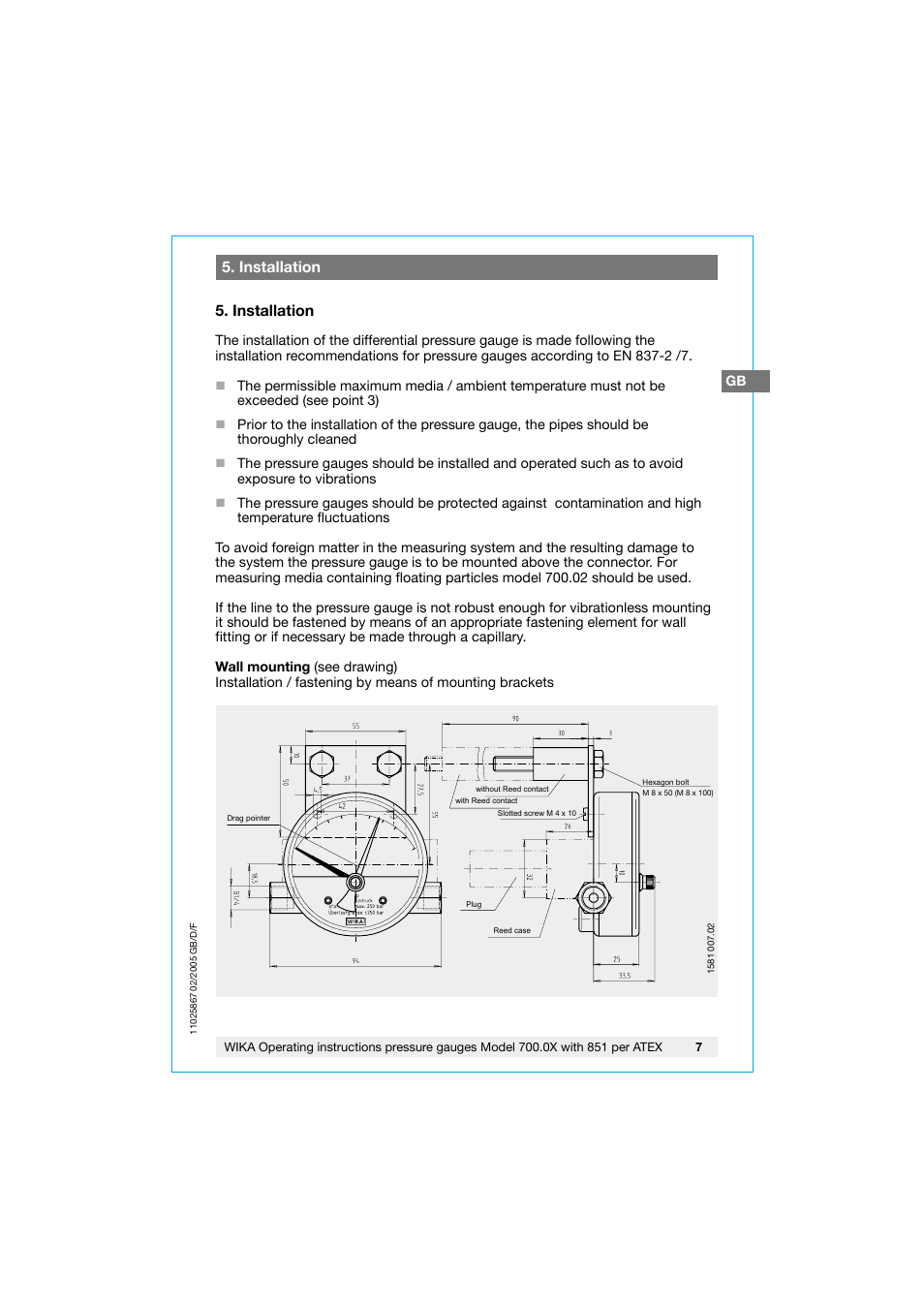 WIKA 700.02 User Manual | Page 7 / 32