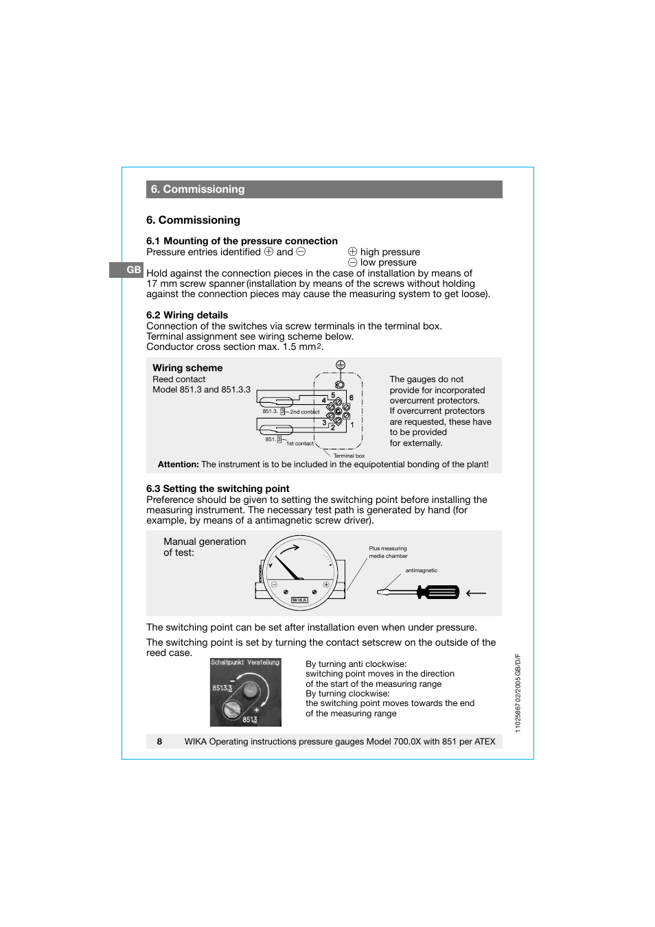 WIKA 700.02 User Manual | Page 8 / 32