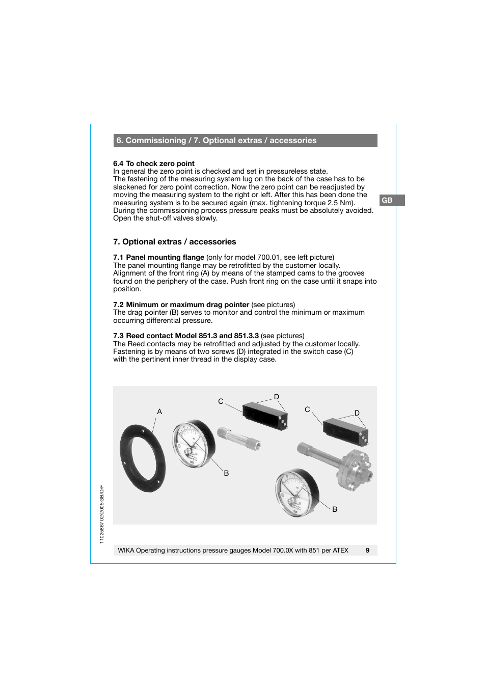 WIKA 700.02 User Manual | Page 9 / 32