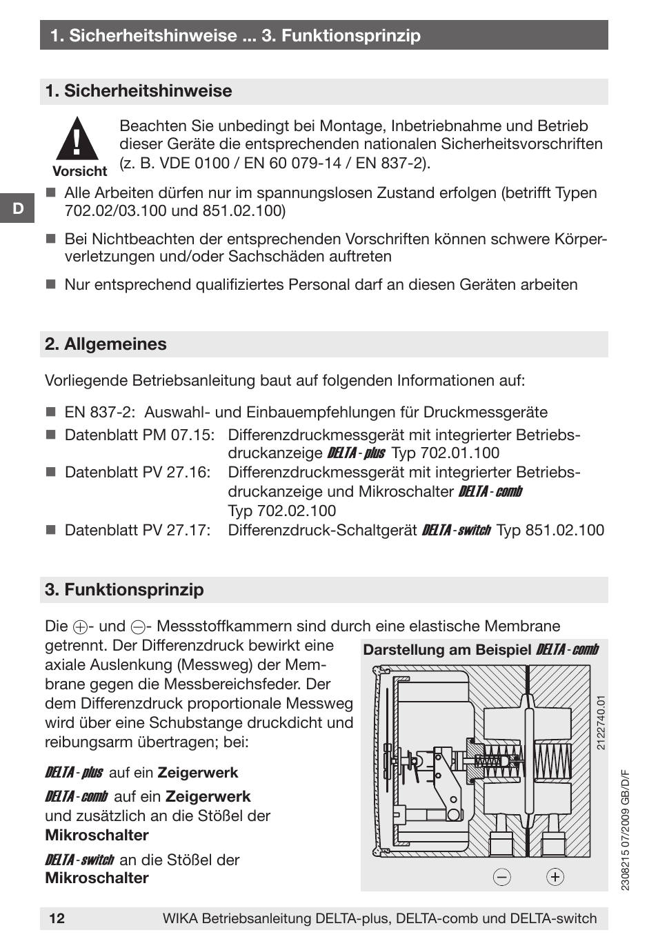 WIKA 851.02.100 User Manual | Page 12 / 28