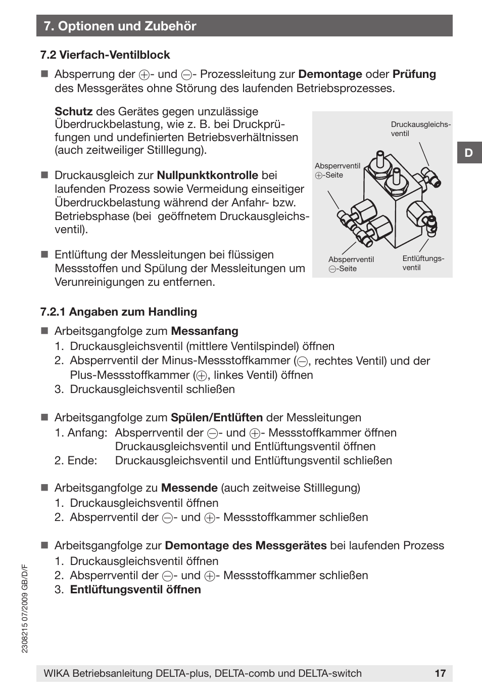 Optionen und zubehör | WIKA 851.02.100 User Manual | Page 17 / 28