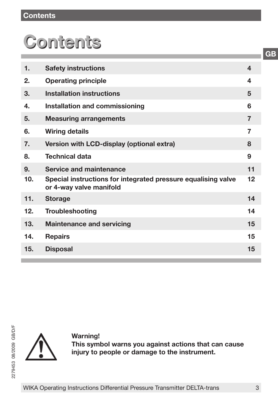 WIKA 891.34.2189 User Manual | Page 3 / 44