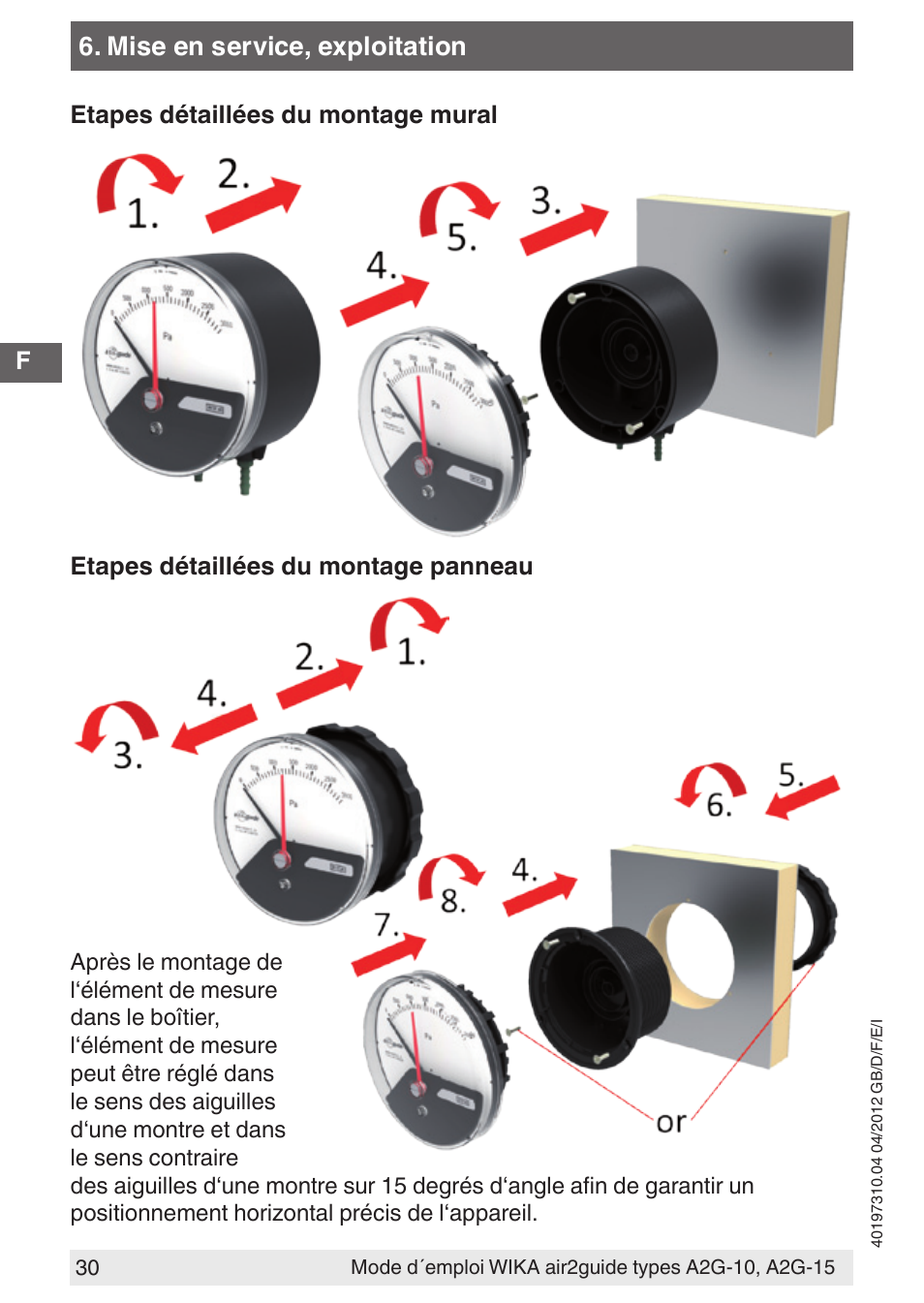 WIKA A2G-15 User Manual | Page 30 / 56