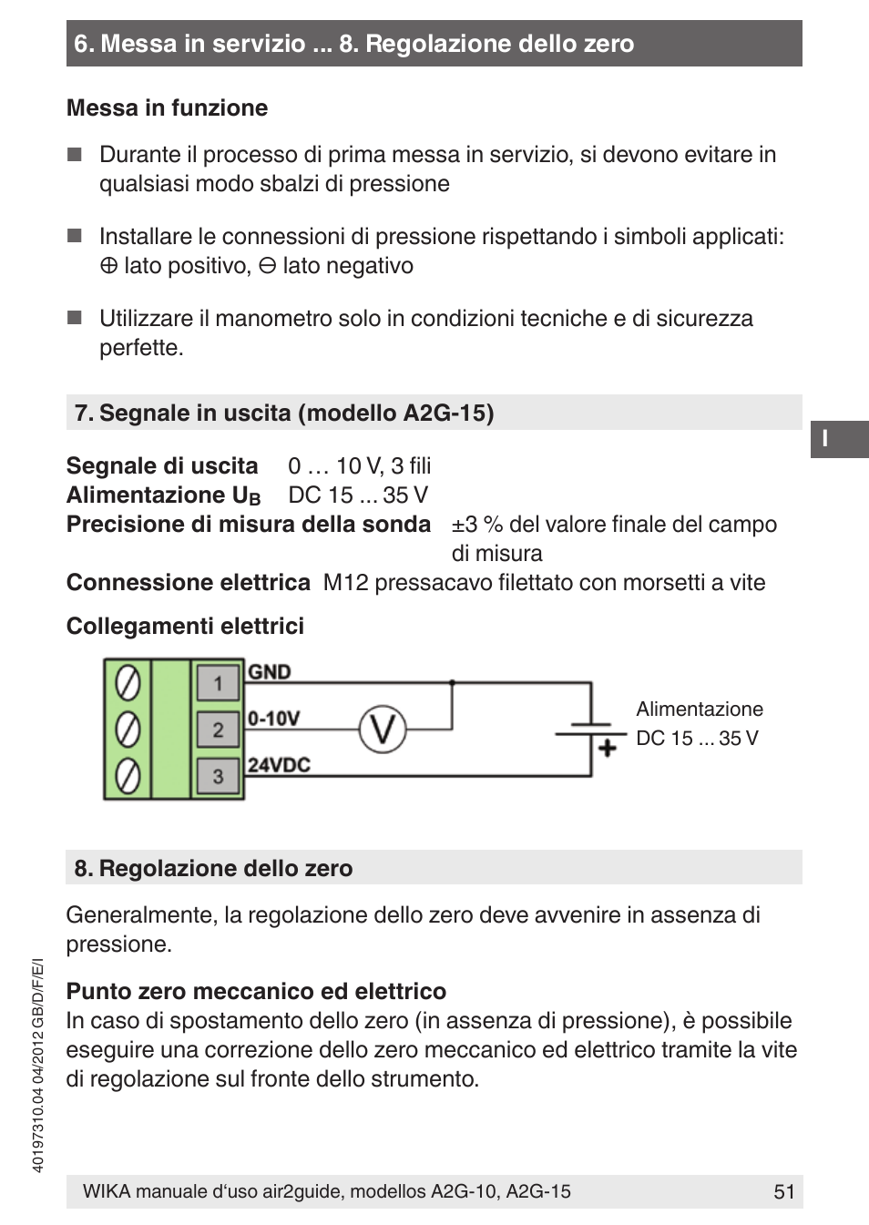 WIKA A2G-15 User Manual | Page 51 / 56