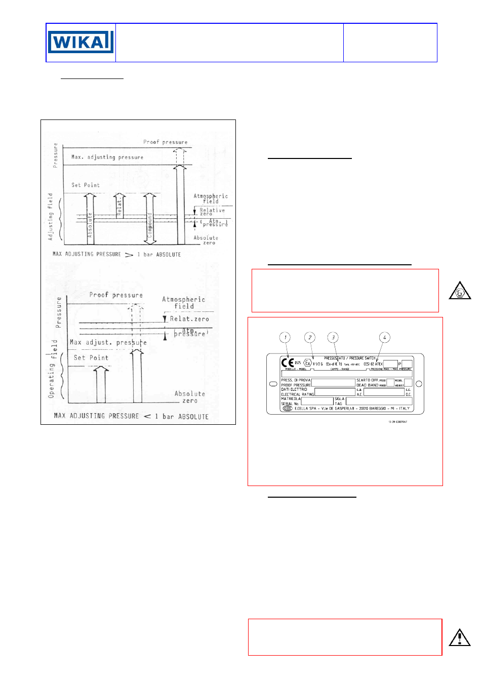 Instruction manual ni-205e | WIKA APA10 User Manual | Page 2 / 6