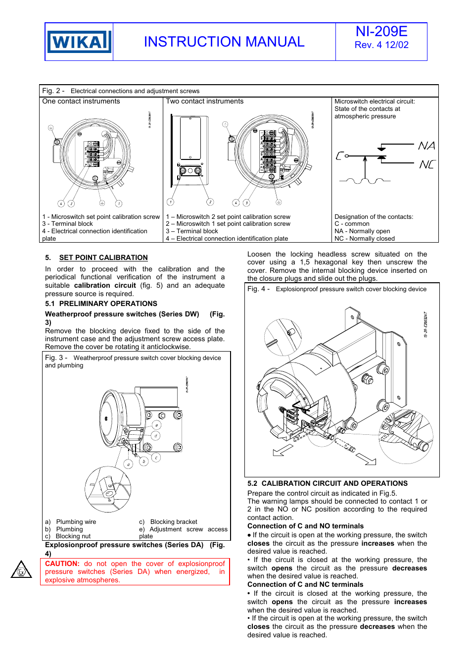 Instruction manual ni-209e | WIKA DA10 User Manual | Page 3 / 7