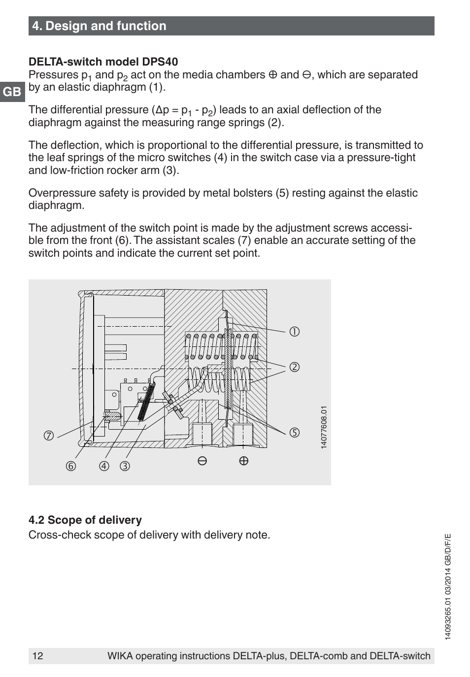 WIKA DPS40 User Manual | Page 12 / 92