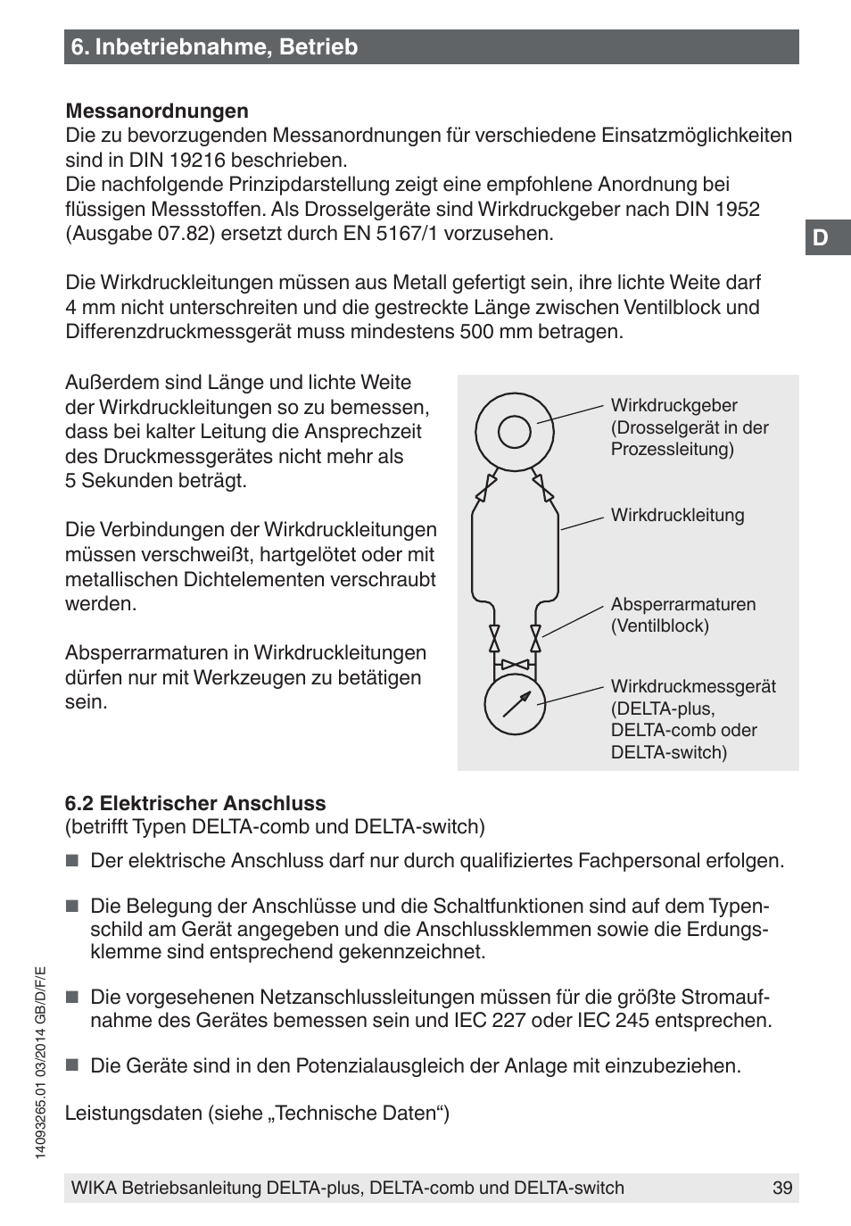 Inbetriebnahme, betrieb | WIKA DPS40 User Manual | Page 39 / 92