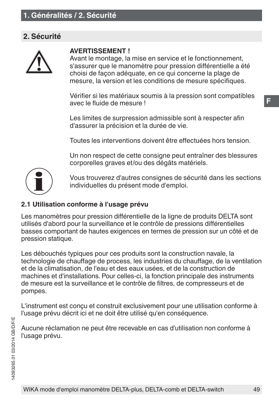 WIKA DPS40 User Manual | Page 49 / 92