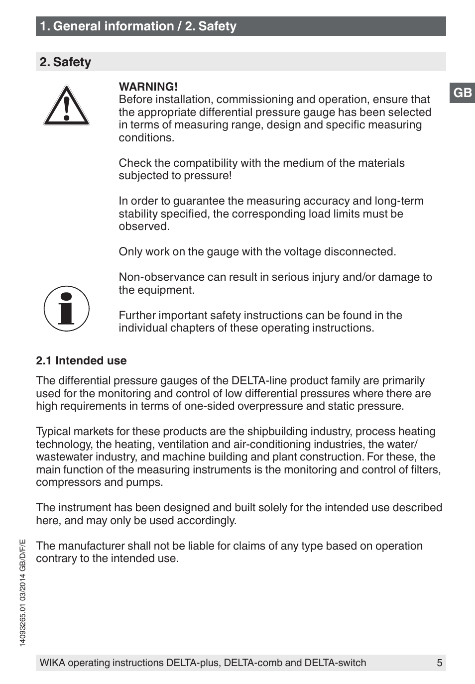 WIKA DPS40 User Manual | Page 5 / 92