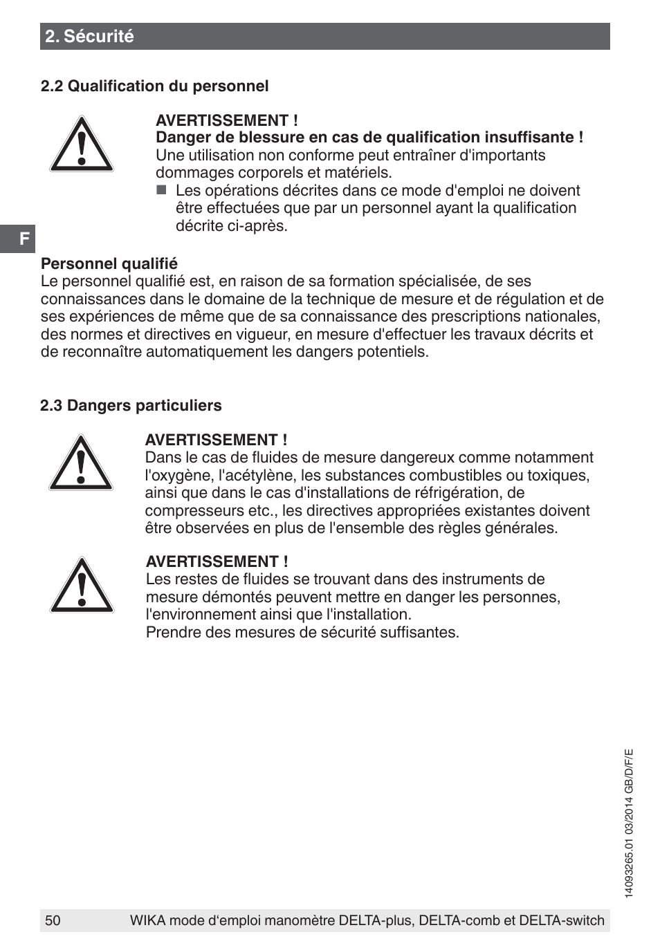 WIKA DPS40 User Manual | Page 50 / 92