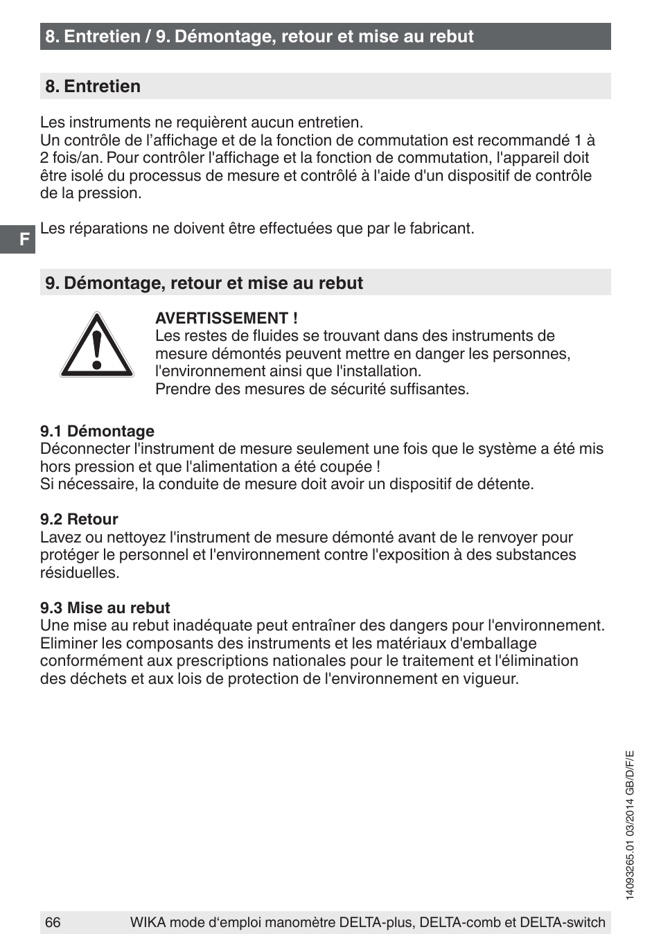 WIKA DPS40 User Manual | Page 66 / 92