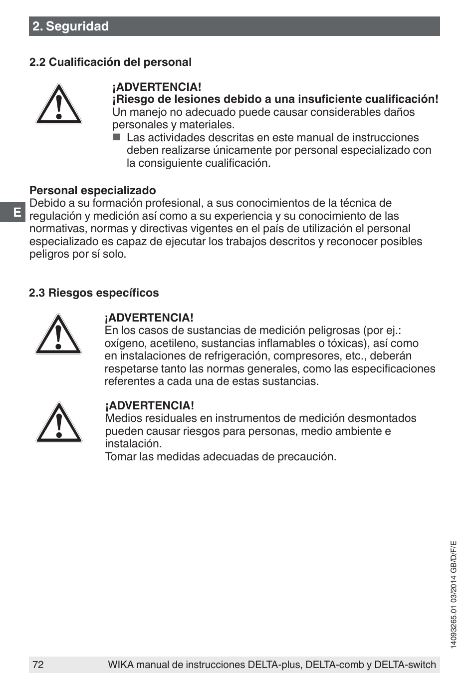 WIKA DPS40 User Manual | Page 72 / 92