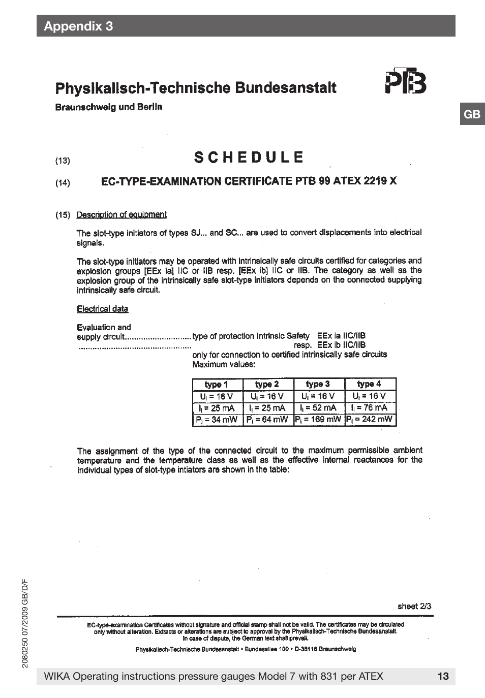 Appendix 3 | WIKA DPGS43HP.160 User Manual | Page 13 / 56