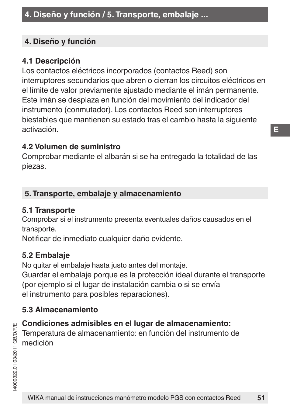 WIKA PGS23.160 User Manual | Page 51 / 60