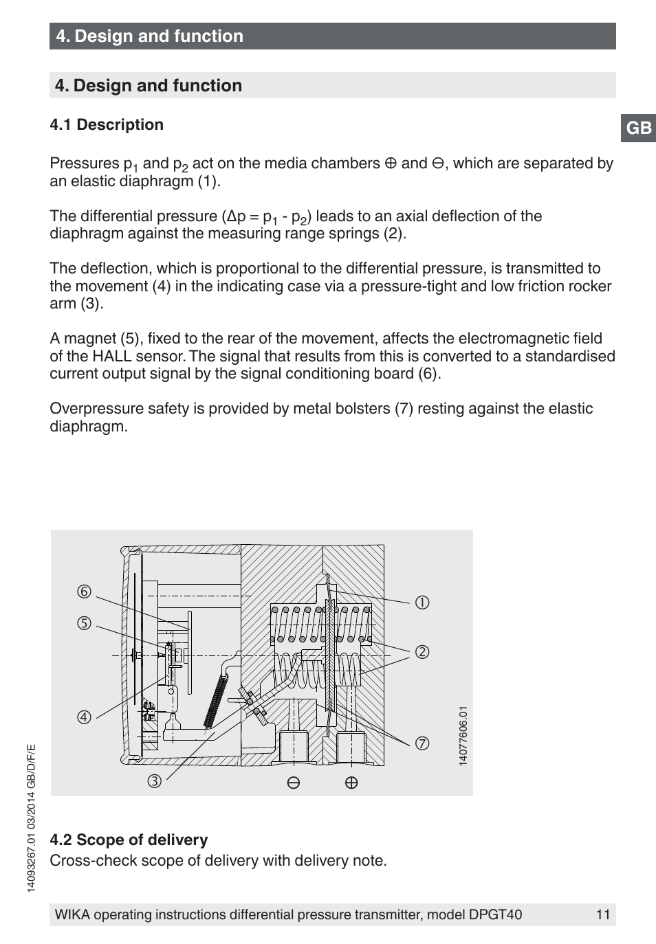 WIKA DPGT40 User Manual | Page 11 / 76