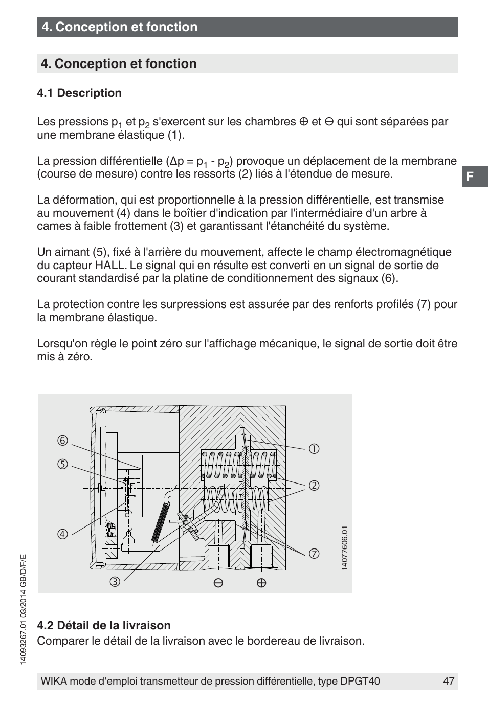 WIKA DPGT40 User Manual | Page 47 / 76