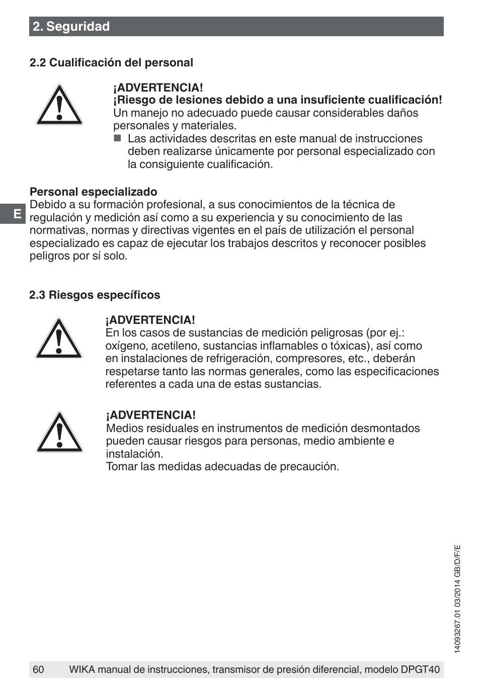 WIKA DPGT40 User Manual | Page 60 / 76