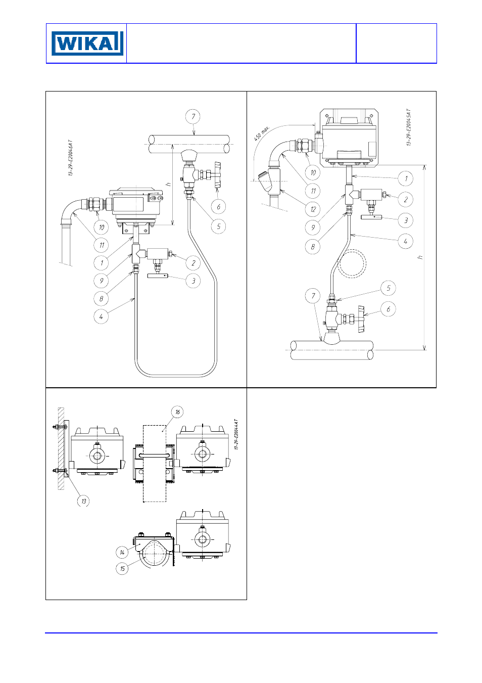 Instruction manual ni-221e, Weatherproof explosionproof | WIKA MAB User Manual | Page 6 / 6