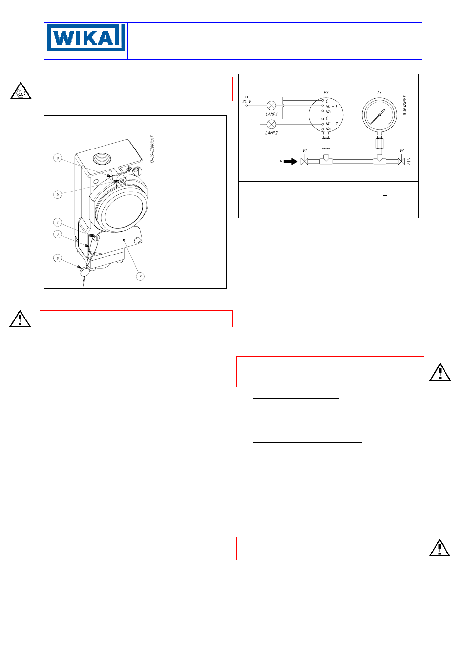 Instruction manual ni-281e | WIKA PCA_HP User Manual | Page 3 / 6
