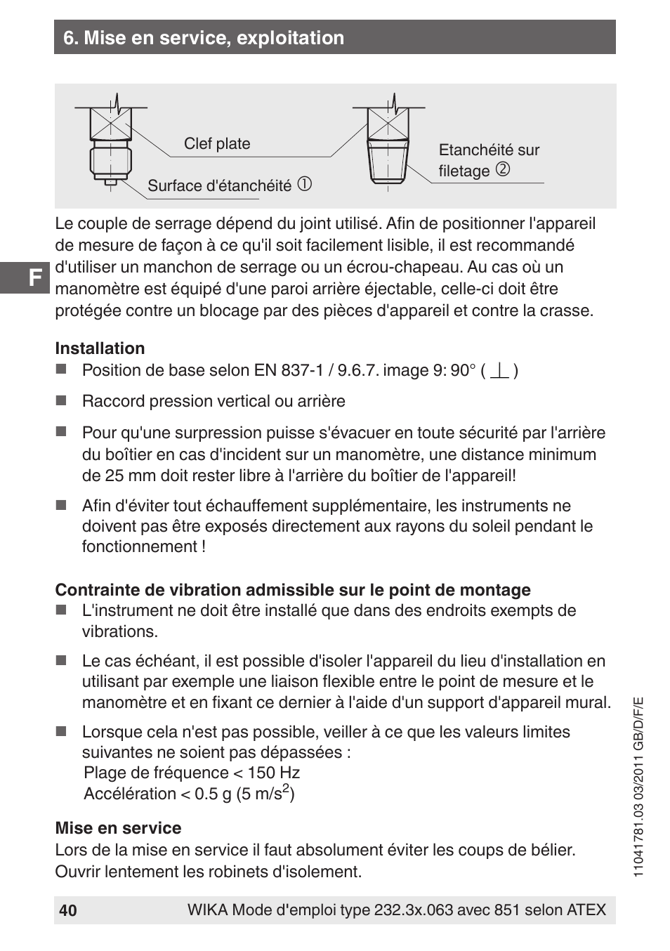 WIKA PGS23.063 User Manual | Page 40 / 56