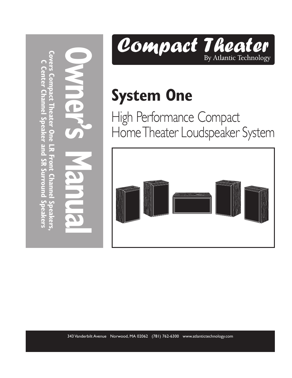 Atlantic Technology Compact Theater High Performance Compact User Manual | 4 pages