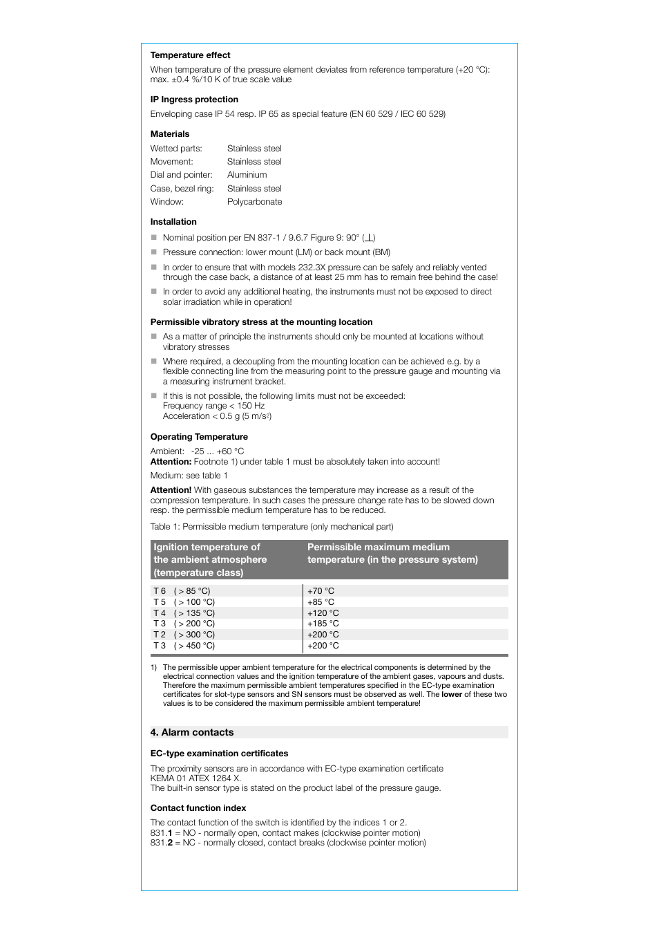 WIKA PGS23.063 User Manual | Page 2 / 4