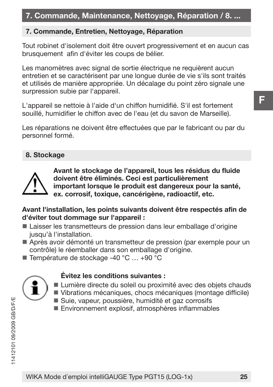 WIKA PGT15 User Manual | Page 25 / 36