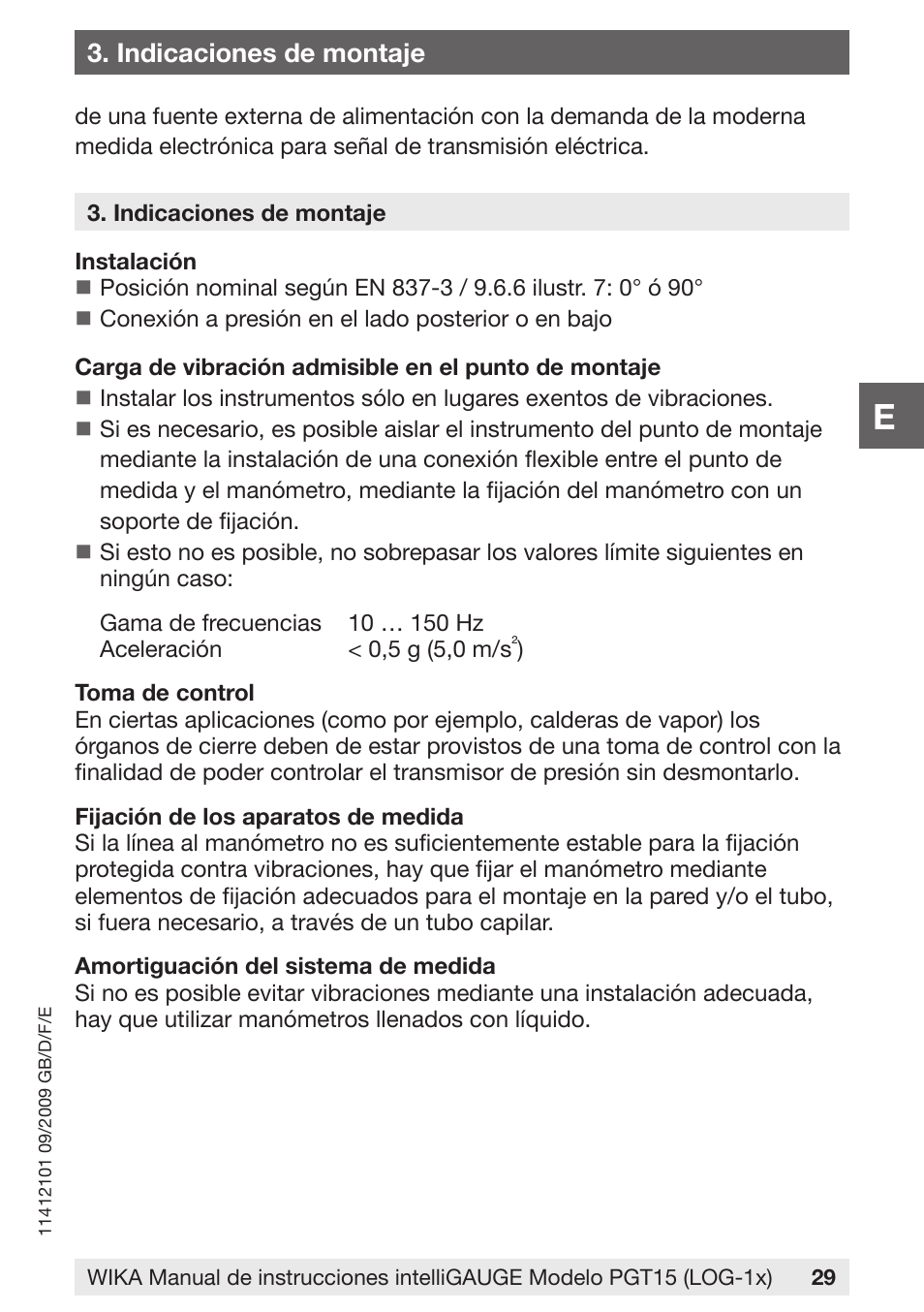 WIKA PGT15 User Manual | Page 29 / 36