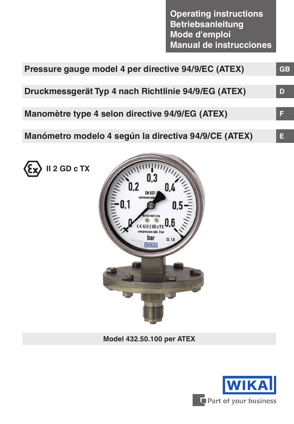 WIKA 432.36 User Manual | 44 pages