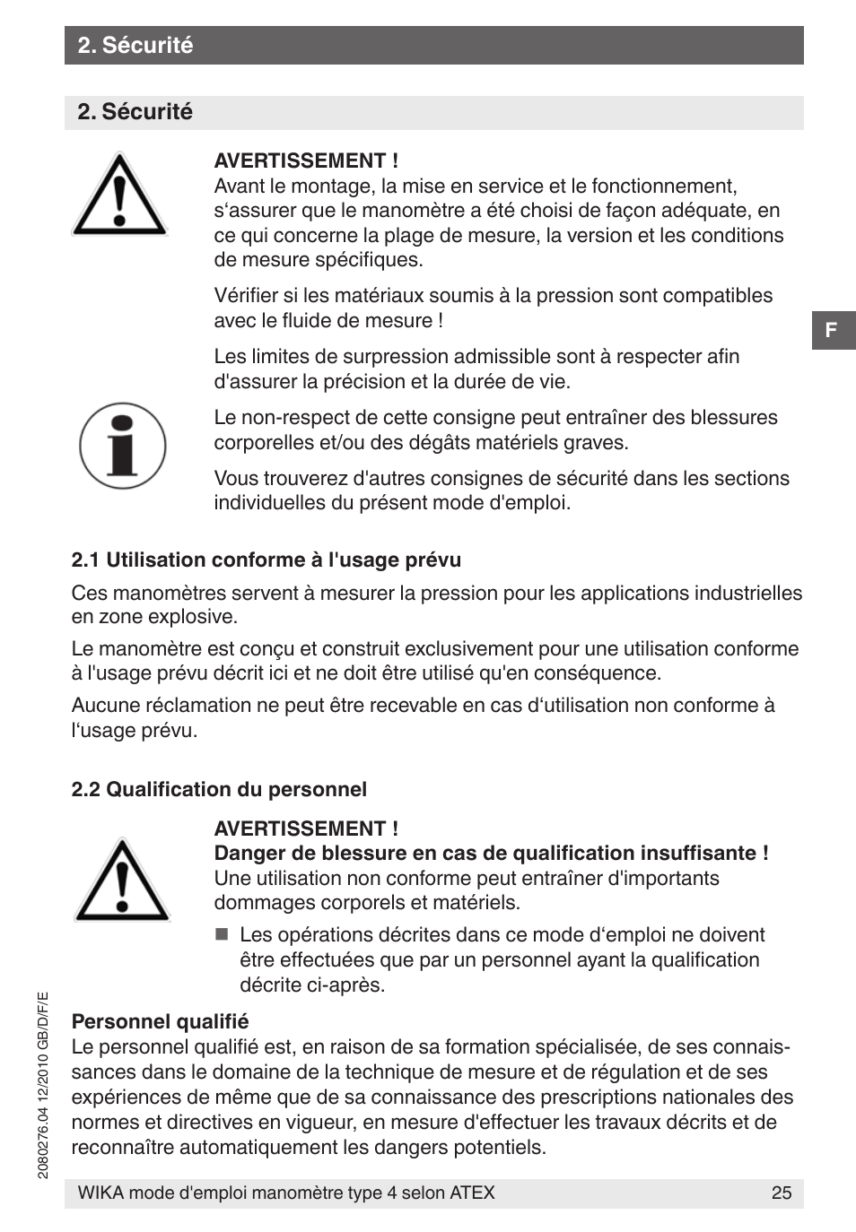 WIKA 432.36 User Manual | Page 25 / 44