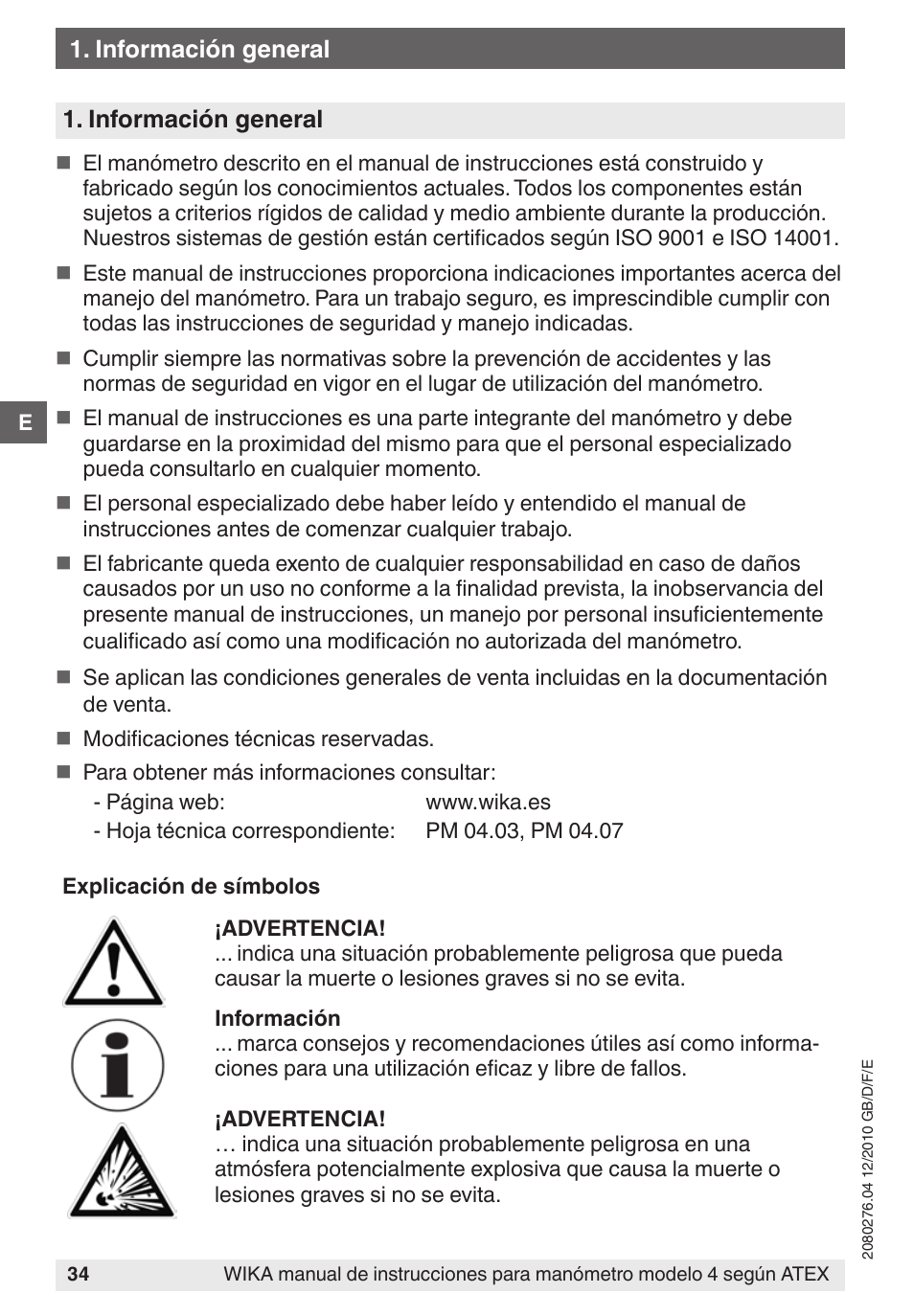 WIKA 432.36 User Manual | Page 34 / 44
