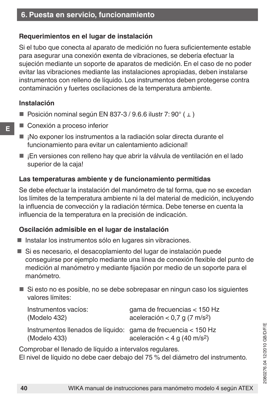 WIKA 432.36 User Manual | Page 40 / 44