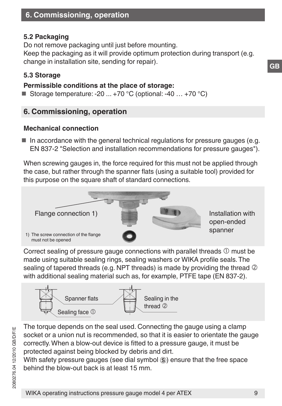 WIKA 432.36 User Manual | Page 9 / 44