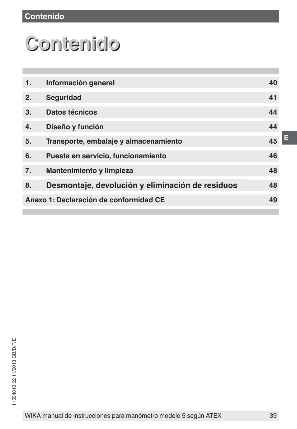 WIKA 532.54 User Manual | Page 39 / 52