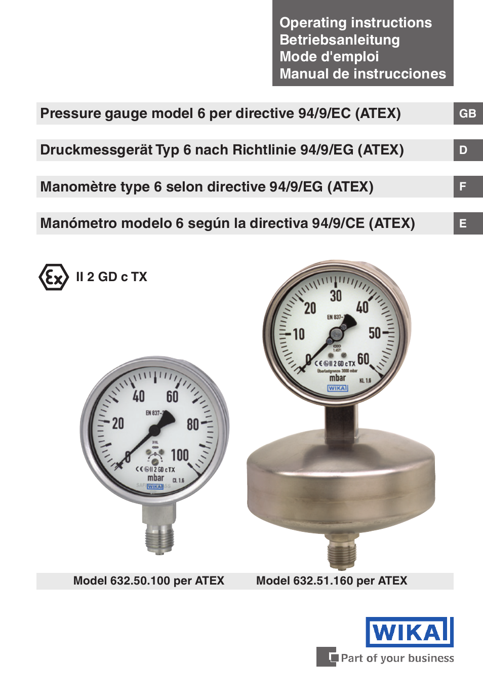 WIKA 632.51 User Manual | 44 pages