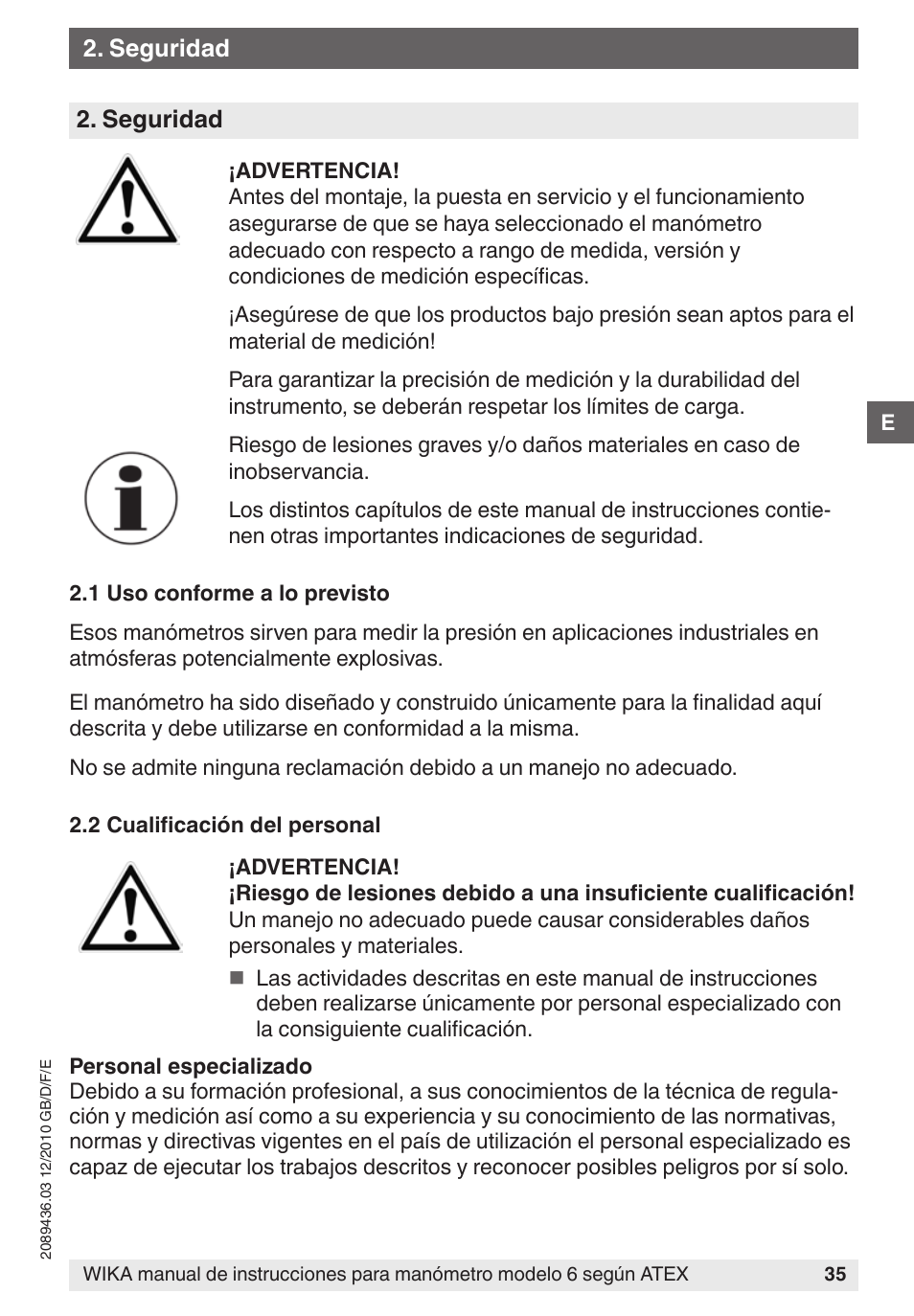 WIKA 632.51 User Manual | Page 35 / 44