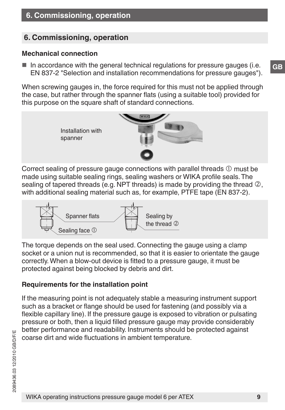 WIKA 632.51 User Manual | Page 9 / 44