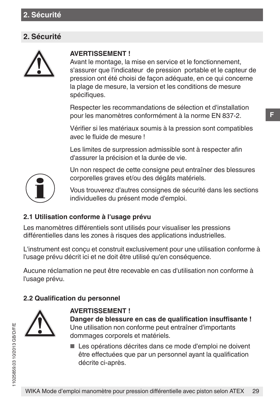 WIKA 700.02 User Manual | Page 29 / 52