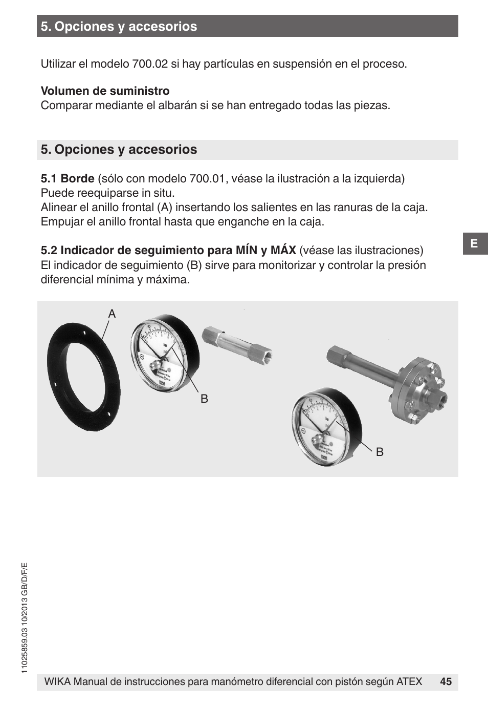 WIKA 700.02 User Manual | Page 45 / 52